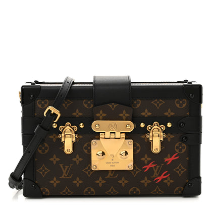 Louis Vuitton Monogram Petite Malle Black 1 of 10