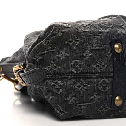Louis Vuitton Denim Neo Cabby MM Black 8 of 9