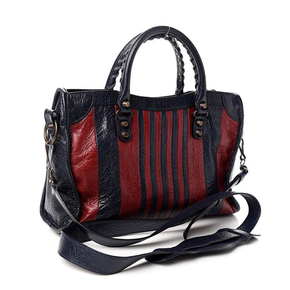 Balenciaga Veau Arena Multicolore Classic Hardware S City Bleu Nuit Rouge 2 of 9