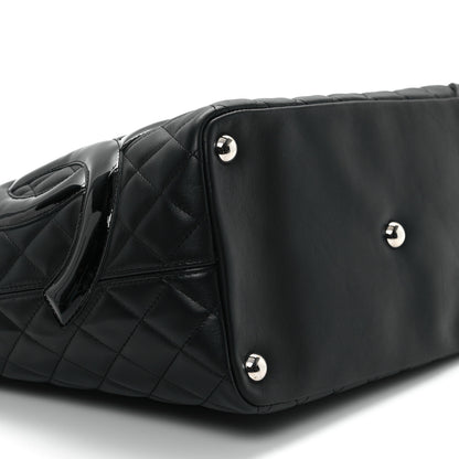 Chanel Calfskin Quilted Large Cambon Tote Black 9 of 12