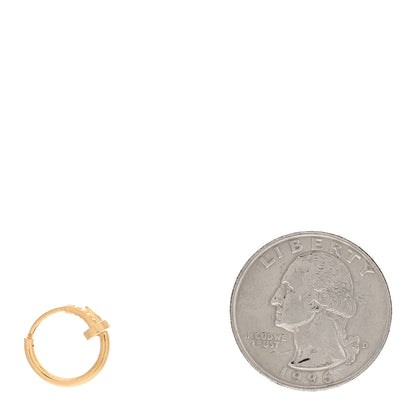Cartier 18K Yellow Gold Juste Un Clou Single Hoop Earring 2 of 3