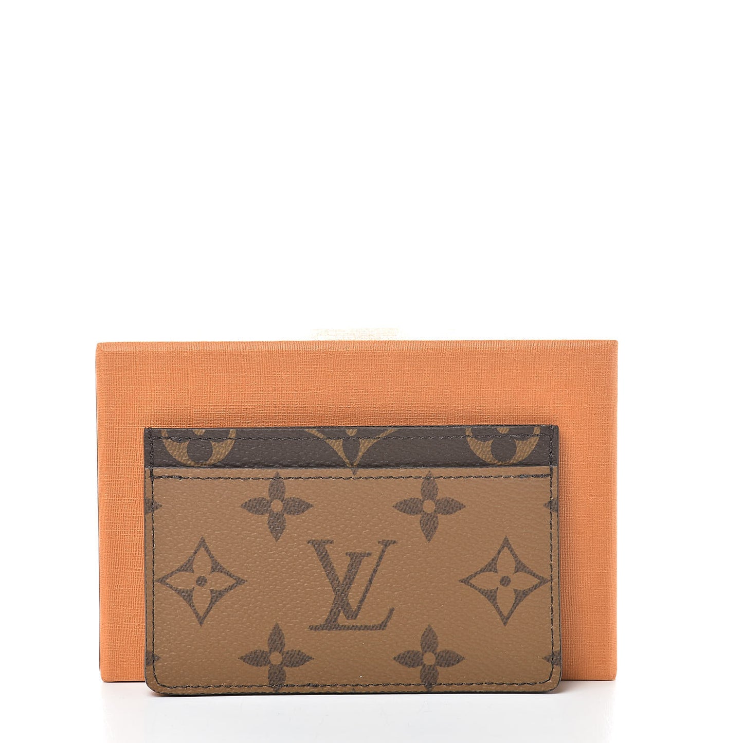 Reverse Monogram Card Holder