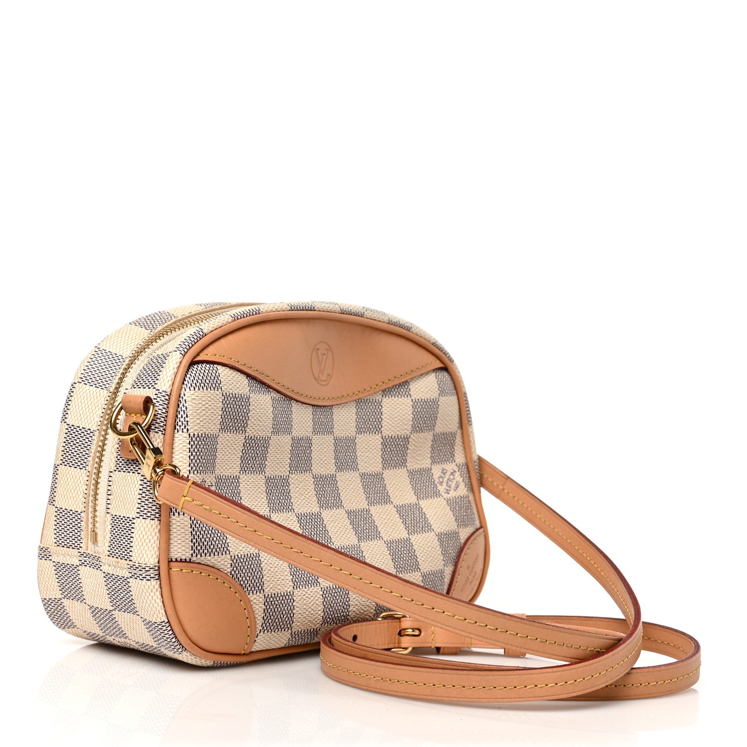 Louis Vuitton Damier Azur Mini Deauville 3 of 9