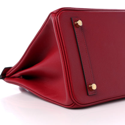 Hermes Epsom BIRKIN 30 Rouge Grenat 8 of 9