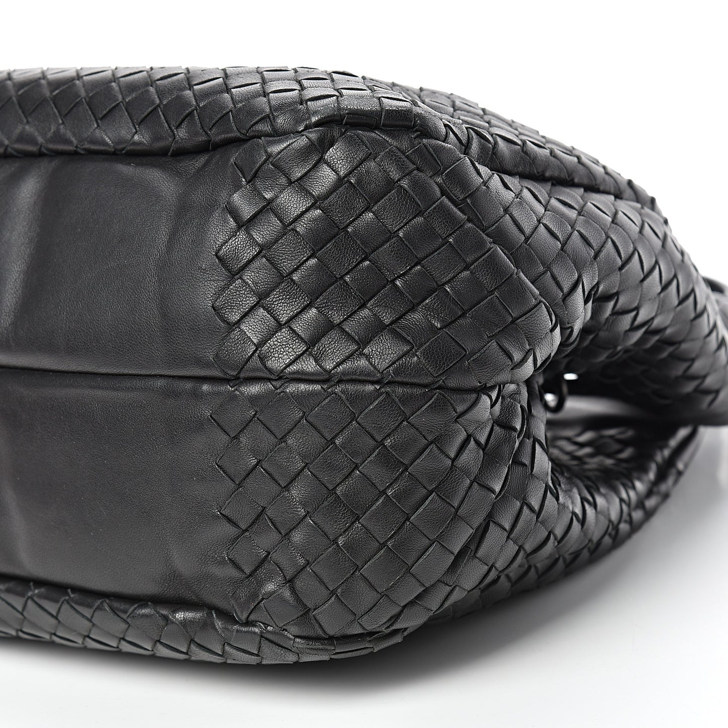 Nappa Intrecciato Medium Campana Black