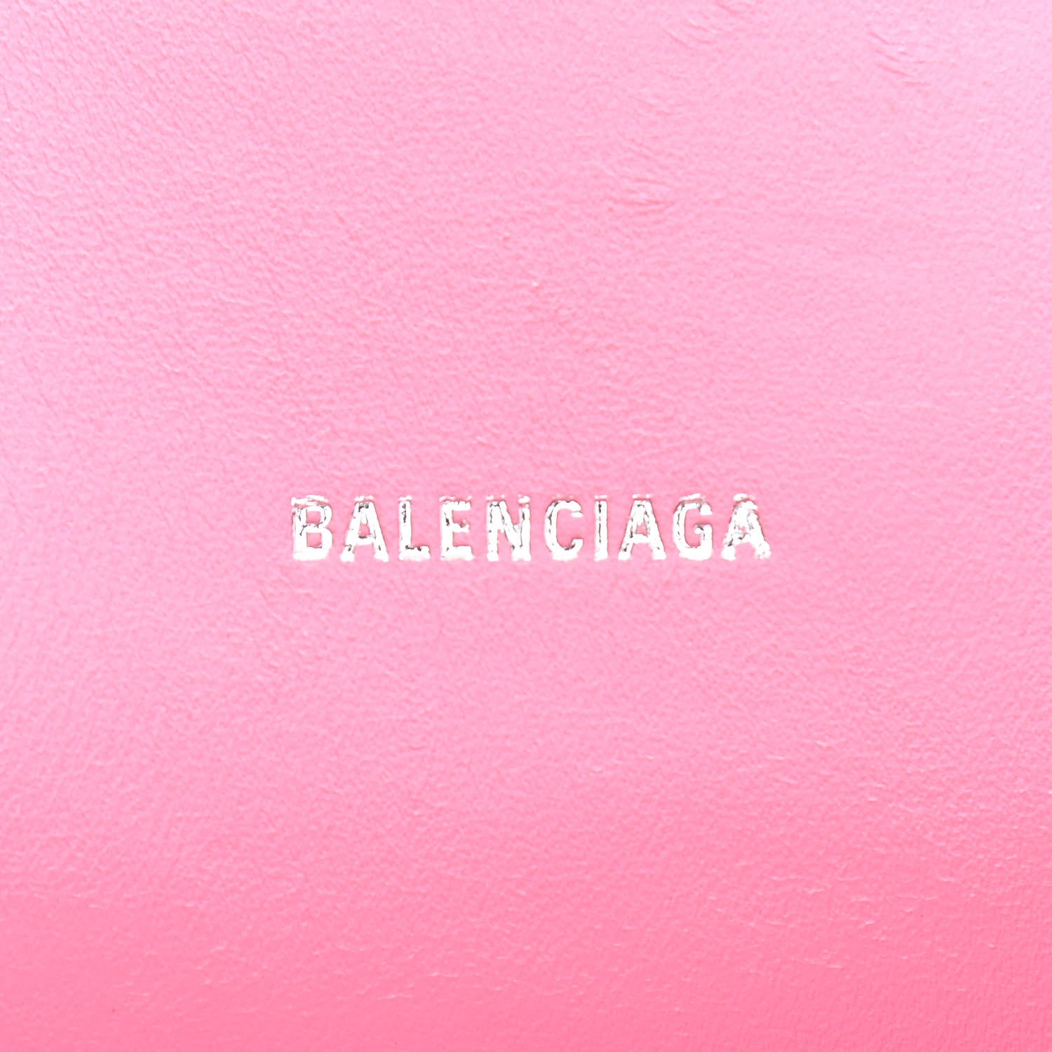 Balenciaga Shiny Calfskin Crocodile Embossed Hourglass Top Handle Bag XS Pink 6 of 11