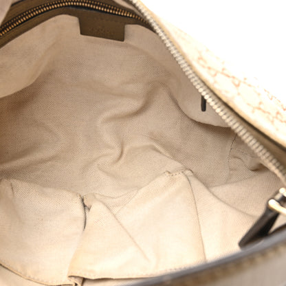 Gucci Monogram Lurex Small Heart Bit Charm Hobo Bronze 5 of 16