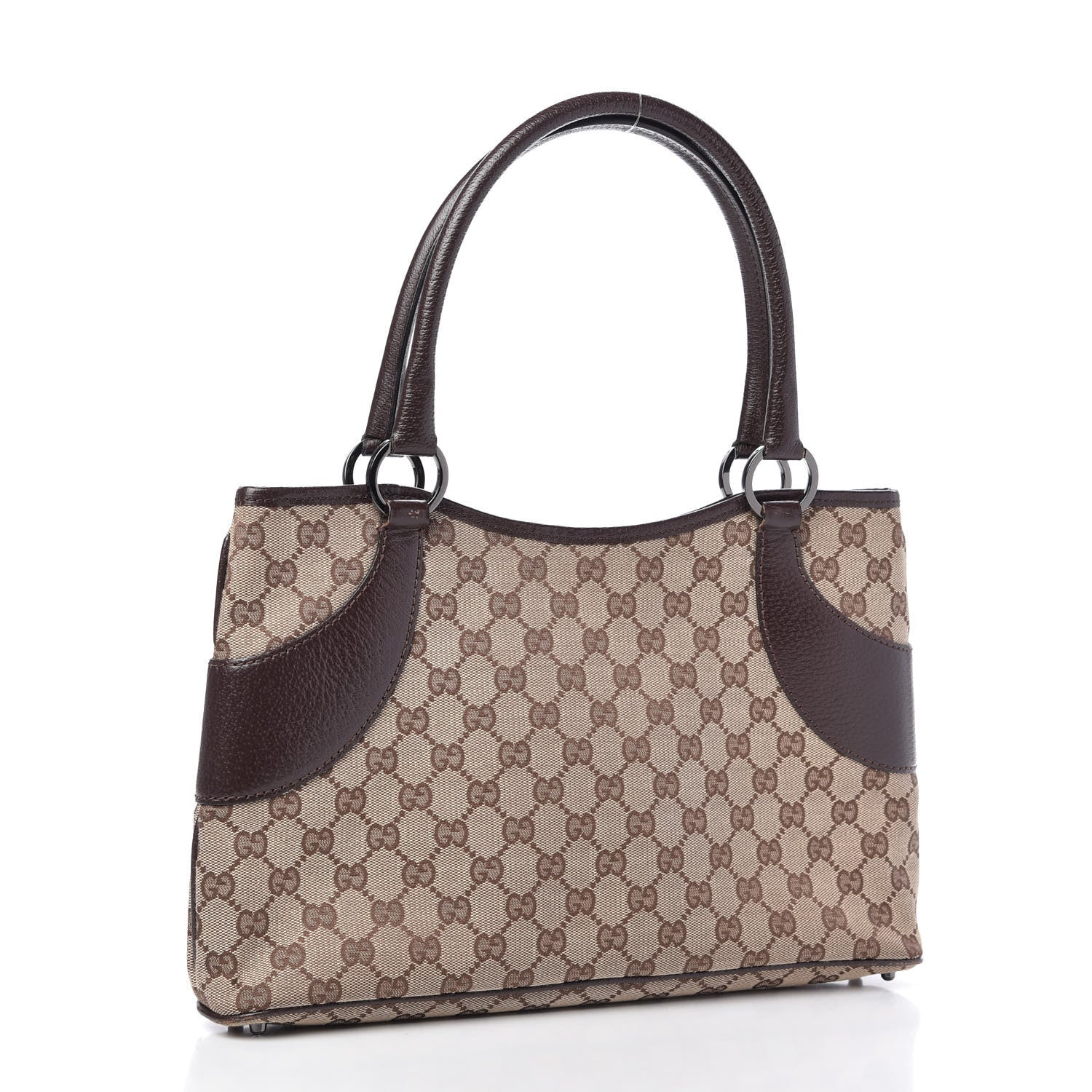 Gucci Monogram Shoulder Bag Dark Brown 3 of 10