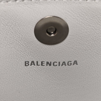 Balenciaga Grained Calfskin XS Hourglass East West Tote White 5 of 8