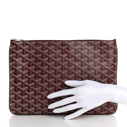 Goyard Goyardine Senat Pochette Burgundy 2 of 9