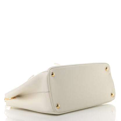Prada Saffiano Lux Large Galleria Double Zip Tote White 4 of 12