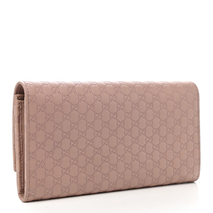 Gucci Microguccissima Bow Continental Wallet Soft Pink 3 of 7