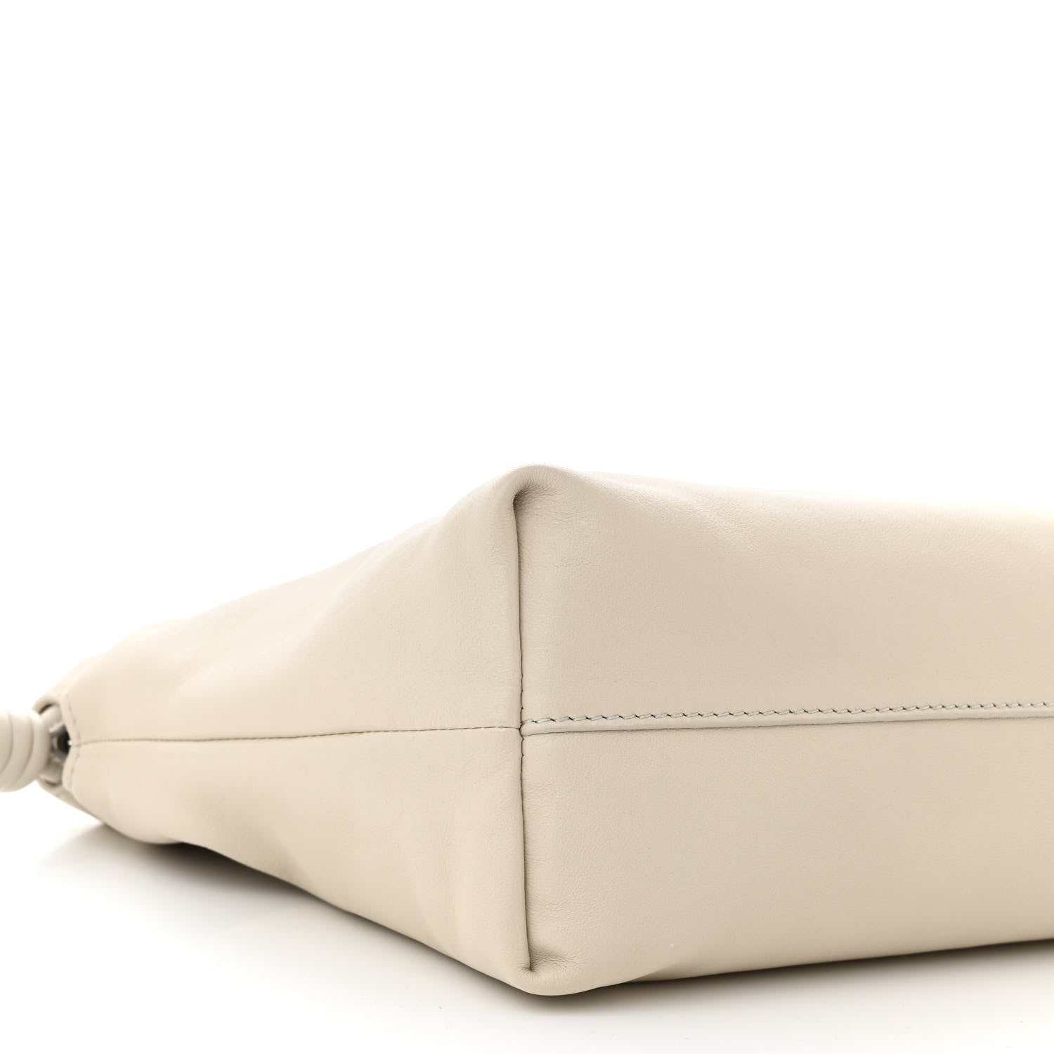 Loewe Mellow Nappa Medium Donut Chain Flamenco Knot Clutch Sea Salt 9 of 10