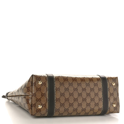 Gucci Monogram Medium Abbey Tote Dark Brown 4 of 12