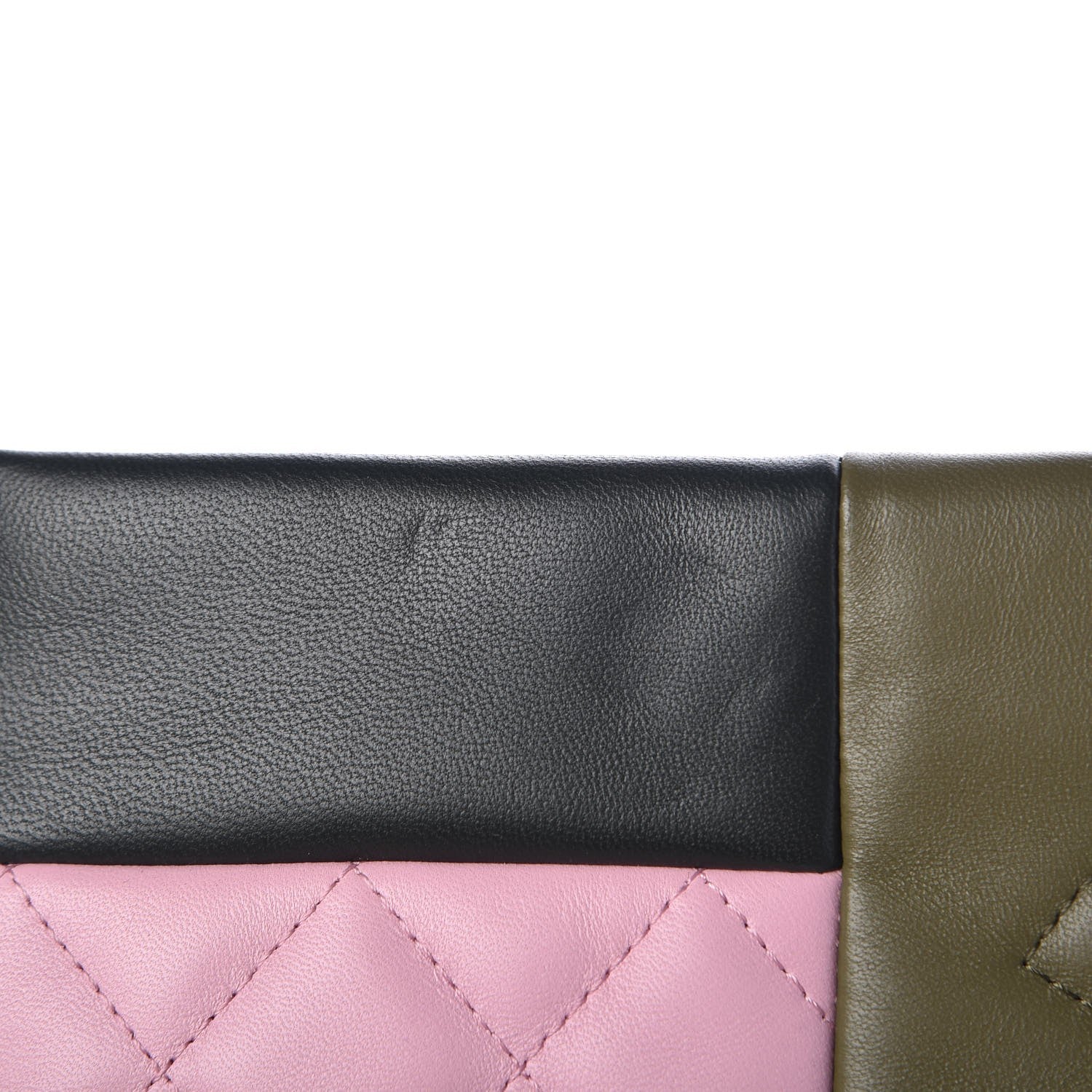 Chanel Lambskin Patchwork Medium Cosmetic Case Multicolor 6 of 7