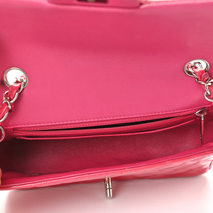 Chanel Patent Quilted Mini Rectangular Flap Fuchsia 5 of 11