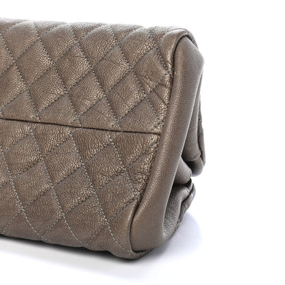 Chanel Metallic Caviar Quilted Medium Just Mademoiselle Beige 9 of 9