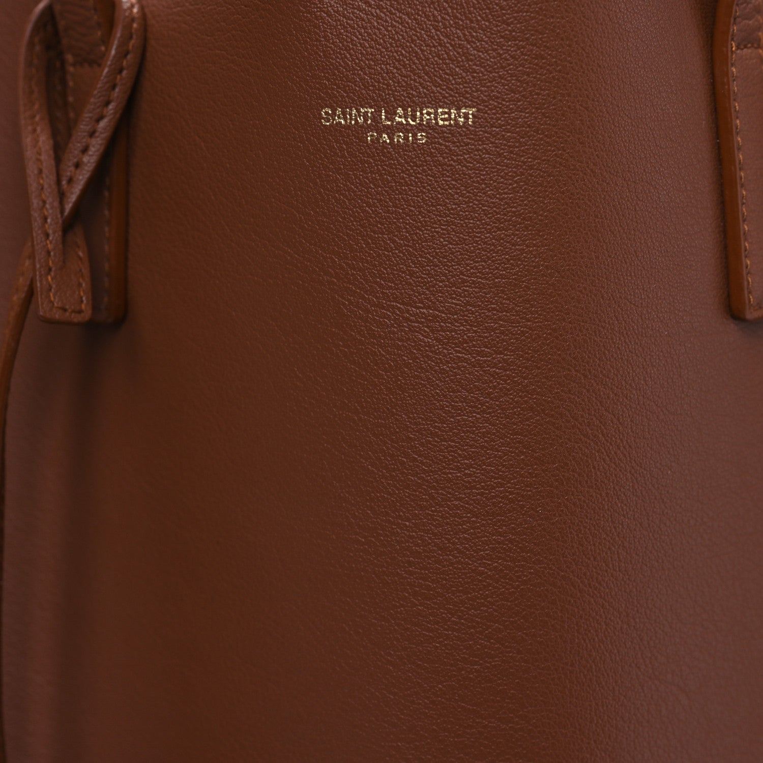 Saint Laurent Calfskin North-South Shopping Tote Brick 9 of 12