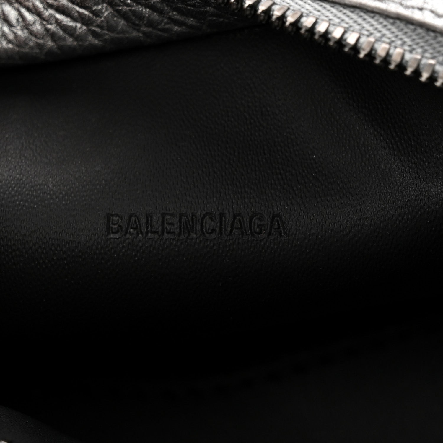 Balenciaga Metallic Grained Calfskin Neo Classic Hardware Super Nano City Crossbody Silver 6 of 9