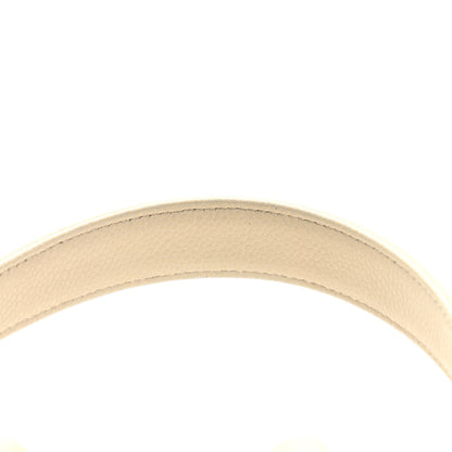 Chanel Caviar Flat Quilted CC Chain Bucket Drawstring Bag Light Beige 13 of 14