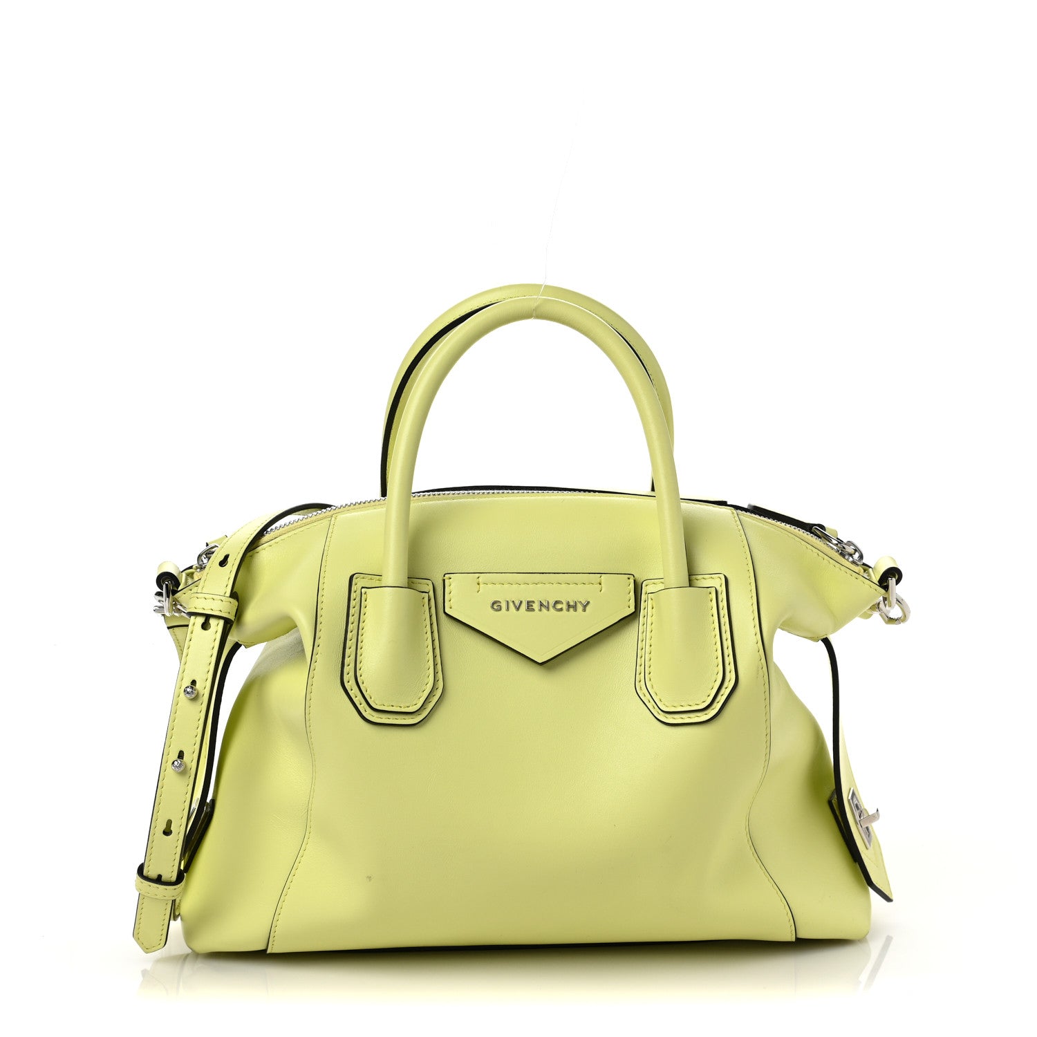 Givenchy Calfskin Small Soft Antigona Yellow 1 of 9