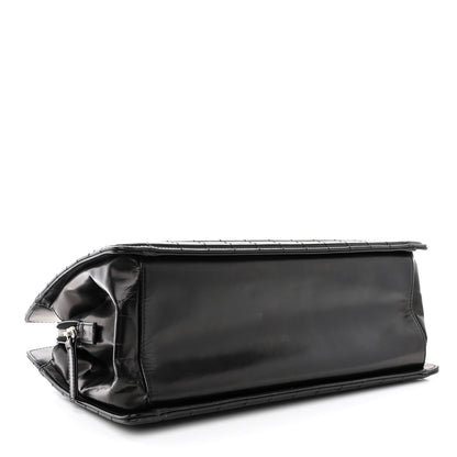 Chanel Glazed Calfskin Boy Tote Black 4 of 14