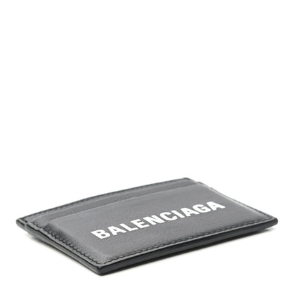 Balenciaga Calfskin Multi Card Case Black 4 of 8