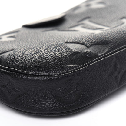 Louis Vuitton Empreinte Monogram Giant Multi Pochette Accessories Large Pochette Black 7 of 11