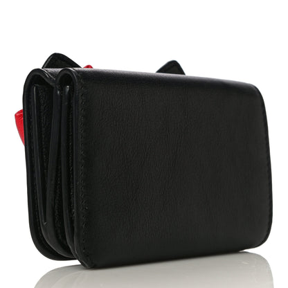 Balenciaga Calfskin Hello Kitty Mini Wallet Black 3 of 12
