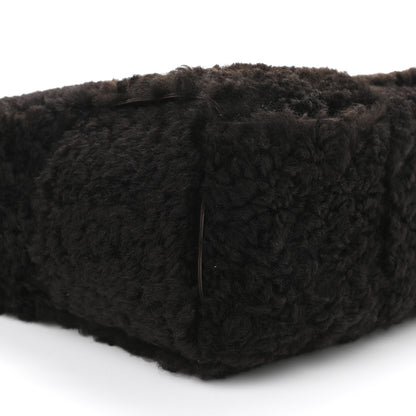 Bottega Veneta Shearling Intrecciato Arco Tote Fondant 9 of 10