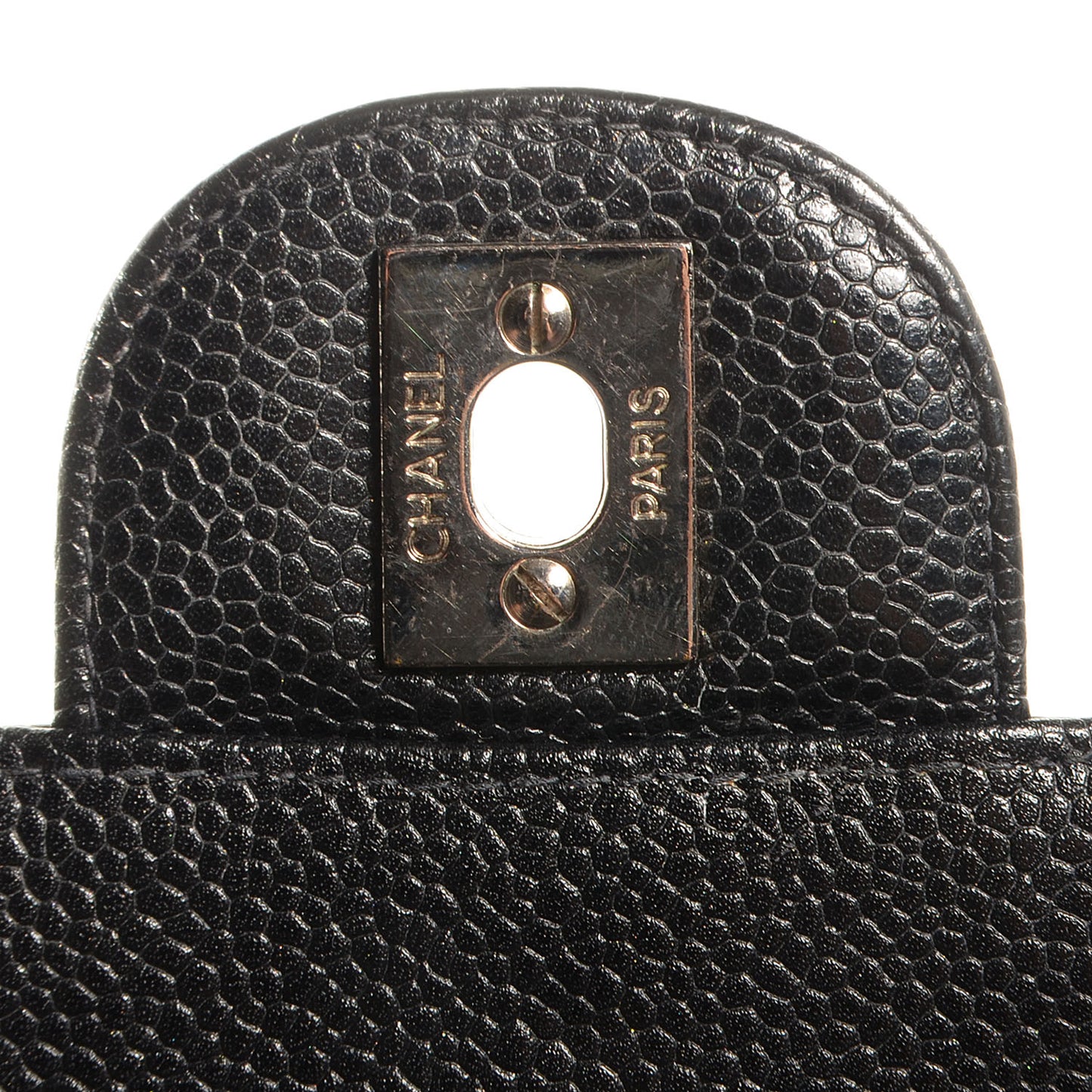 Caviar Jumbo Single Flap Black