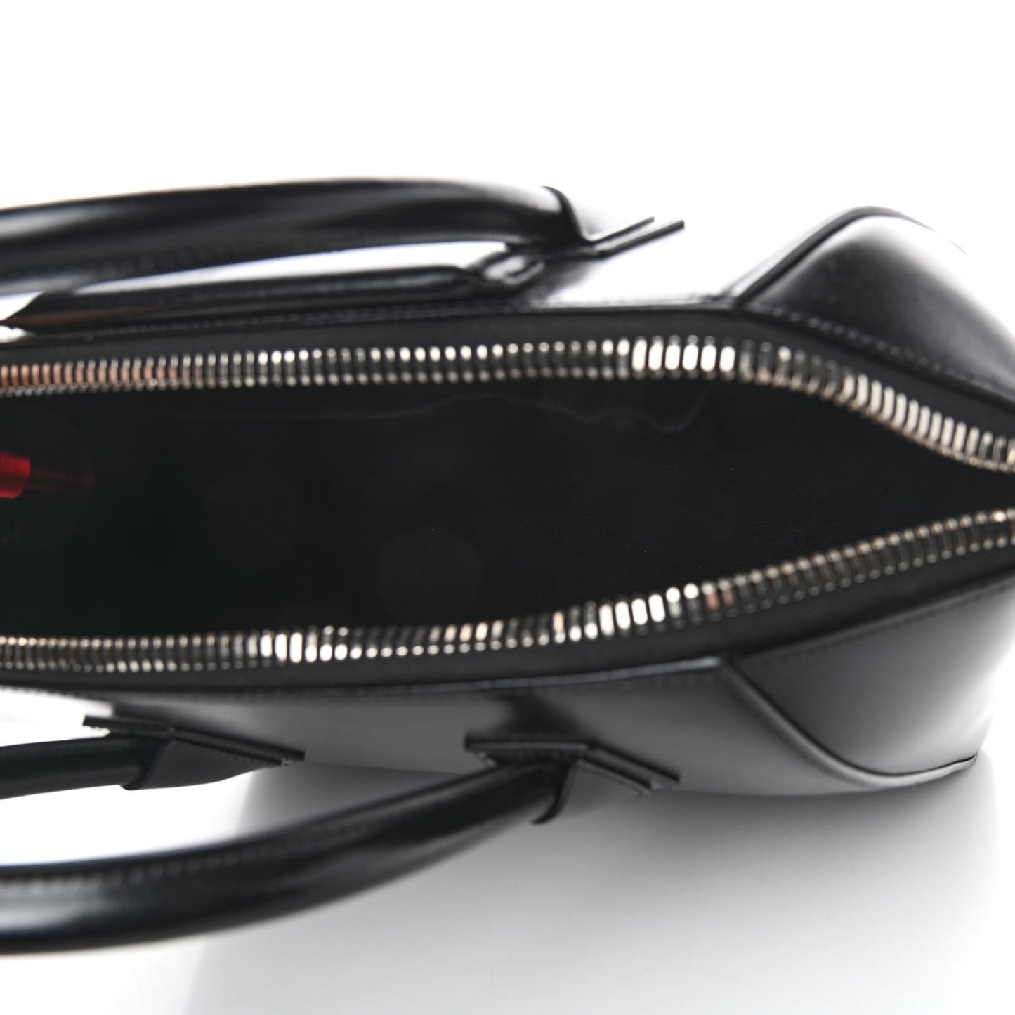 Shiny Lord Calfskin Medium Antigona Black