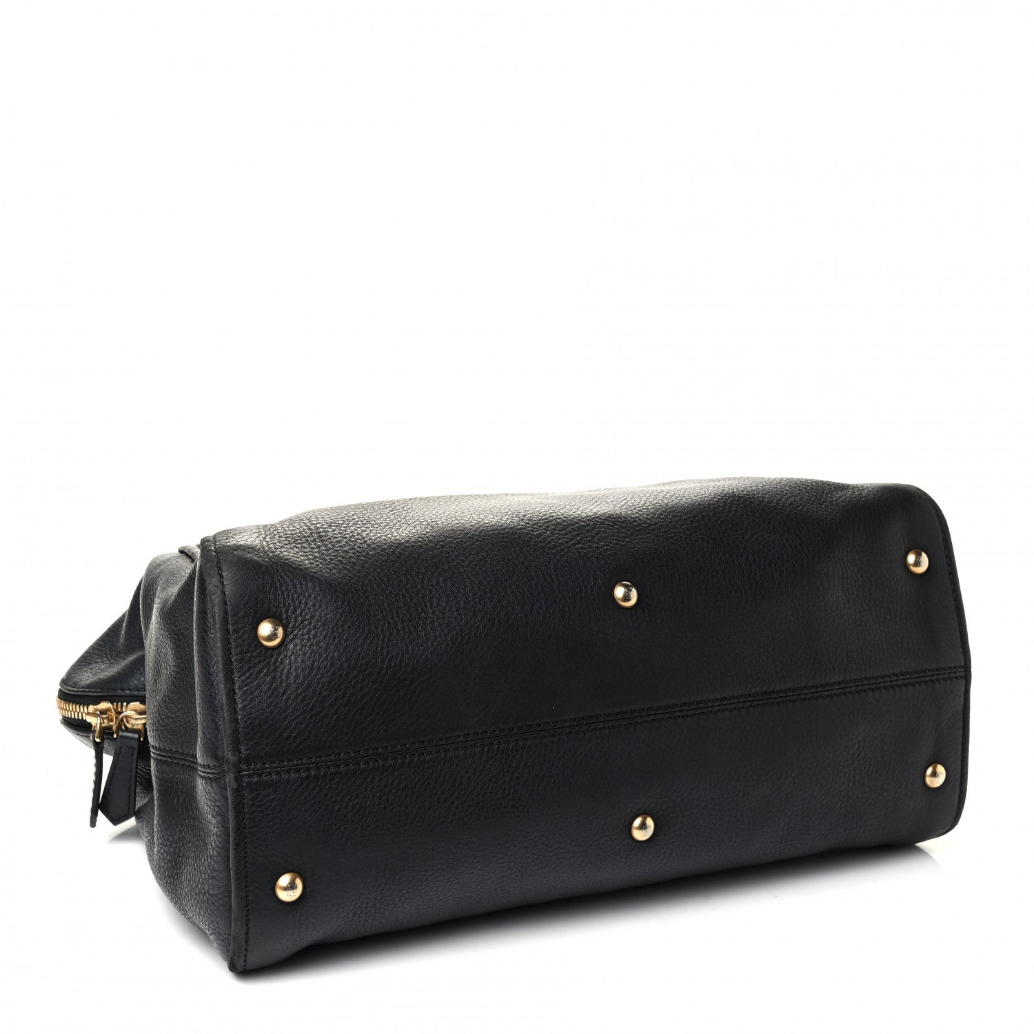 Fendi Vitello Dolce Marmol Large Chameleon Tote Black 3 of 4