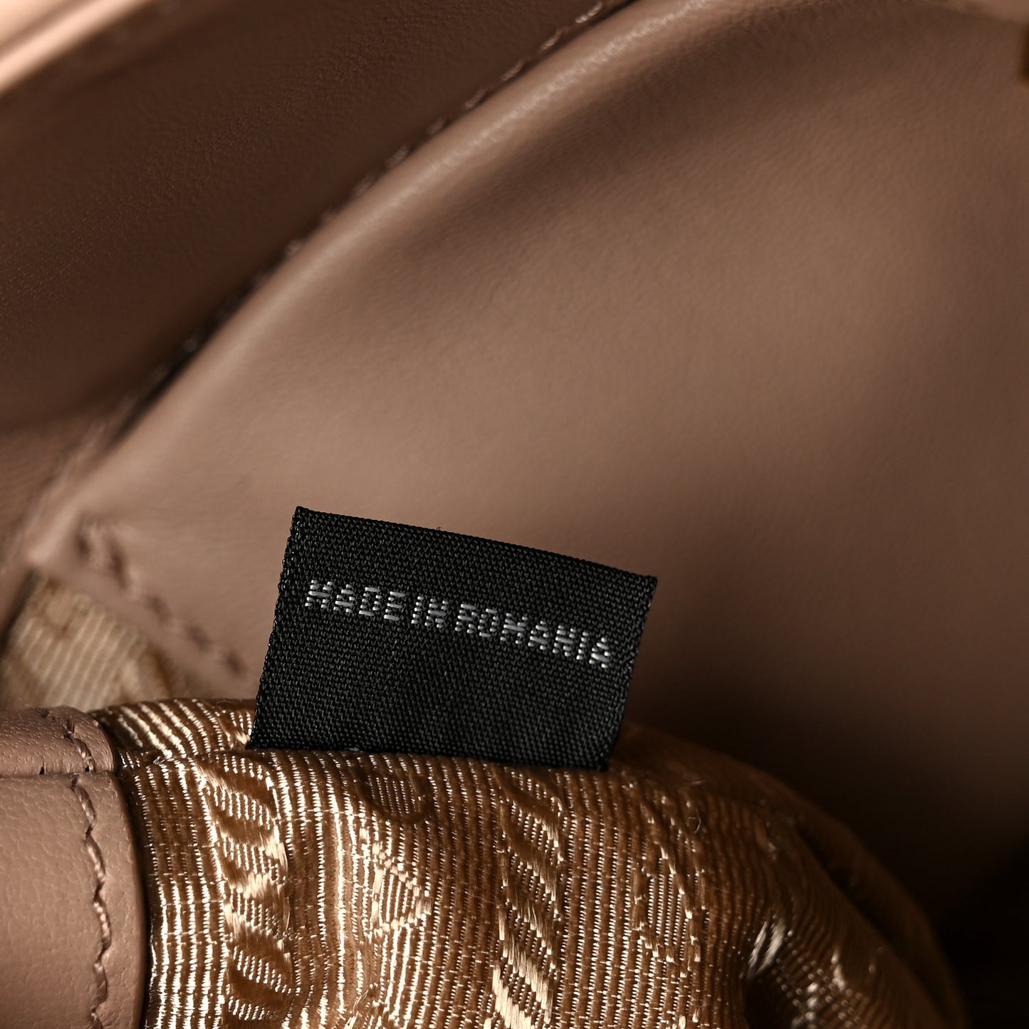 Nappa Gaufre Small Tote Cipria