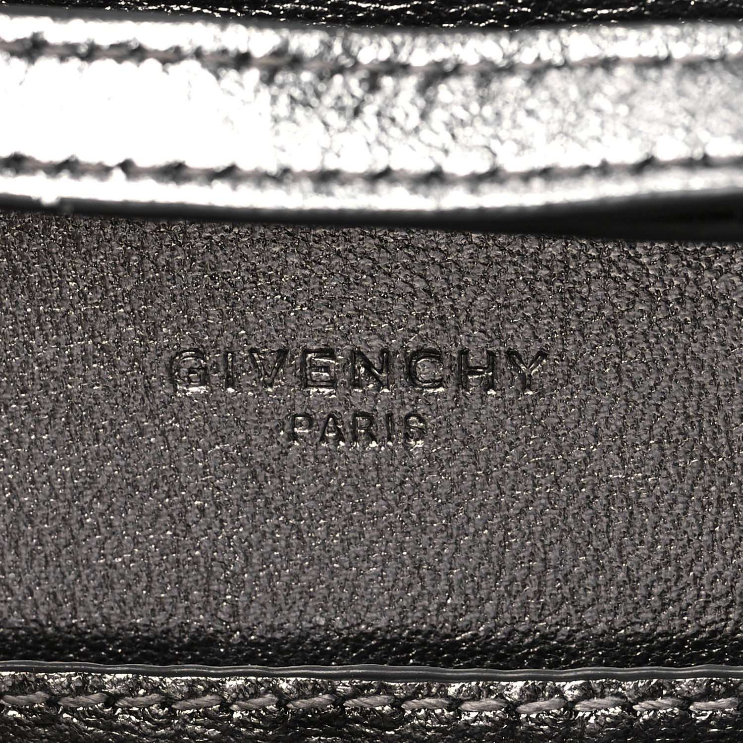 Givenchy Lambskin Emblem Chain Wallet Black 6 of 9