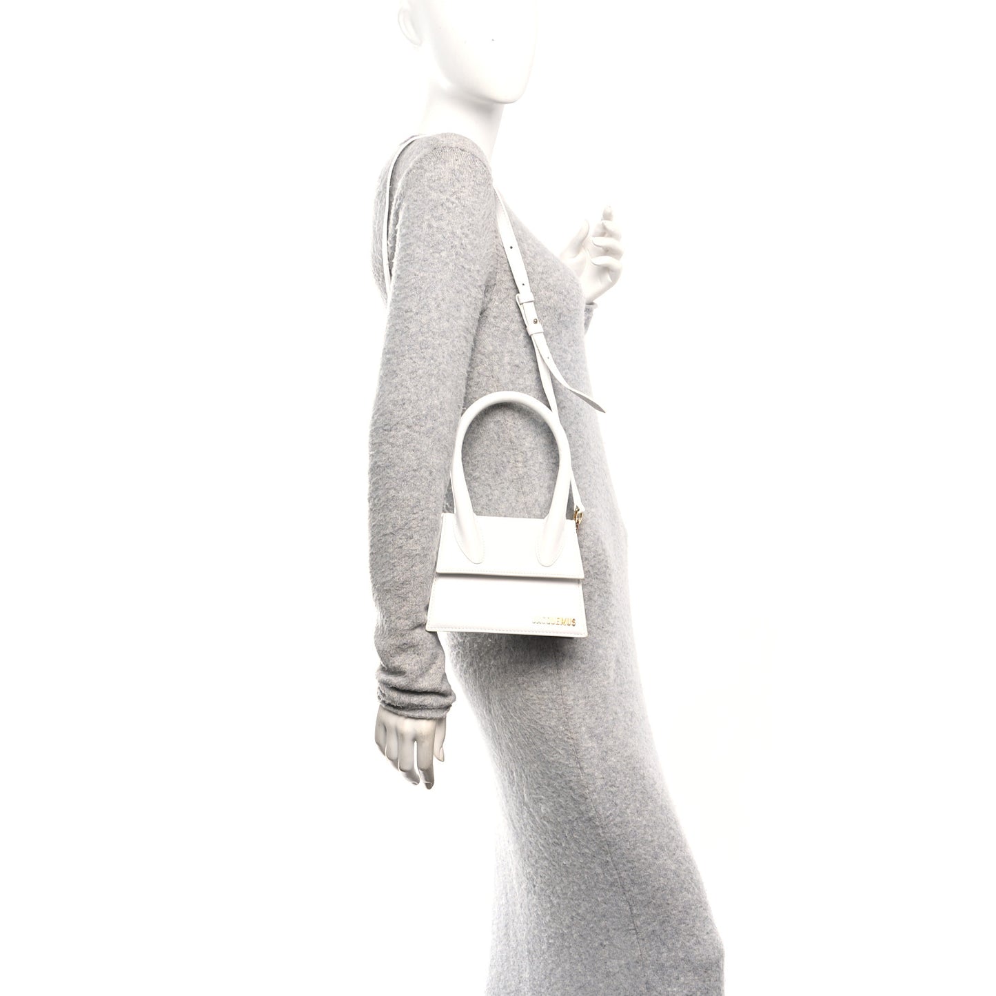 Smooth Calfskin Le Grand Chiquito White