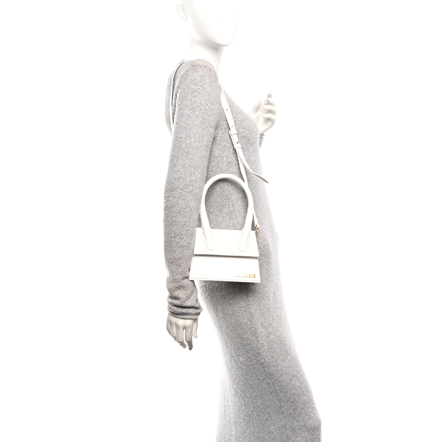 Jacquemus Smooth Calfskin Le Grand Chiquito White 2 of 9
