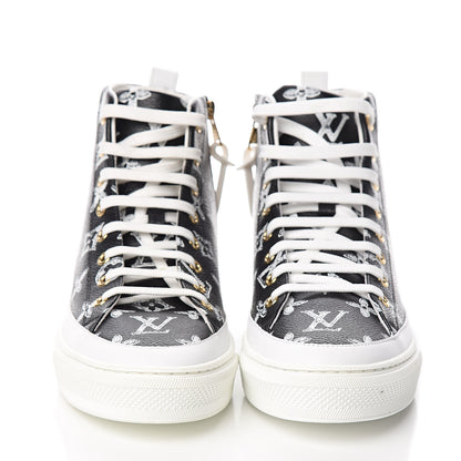 Louis Vuitton Catogram Stellar Sneaker Boots 37.5 Black 2 of 8