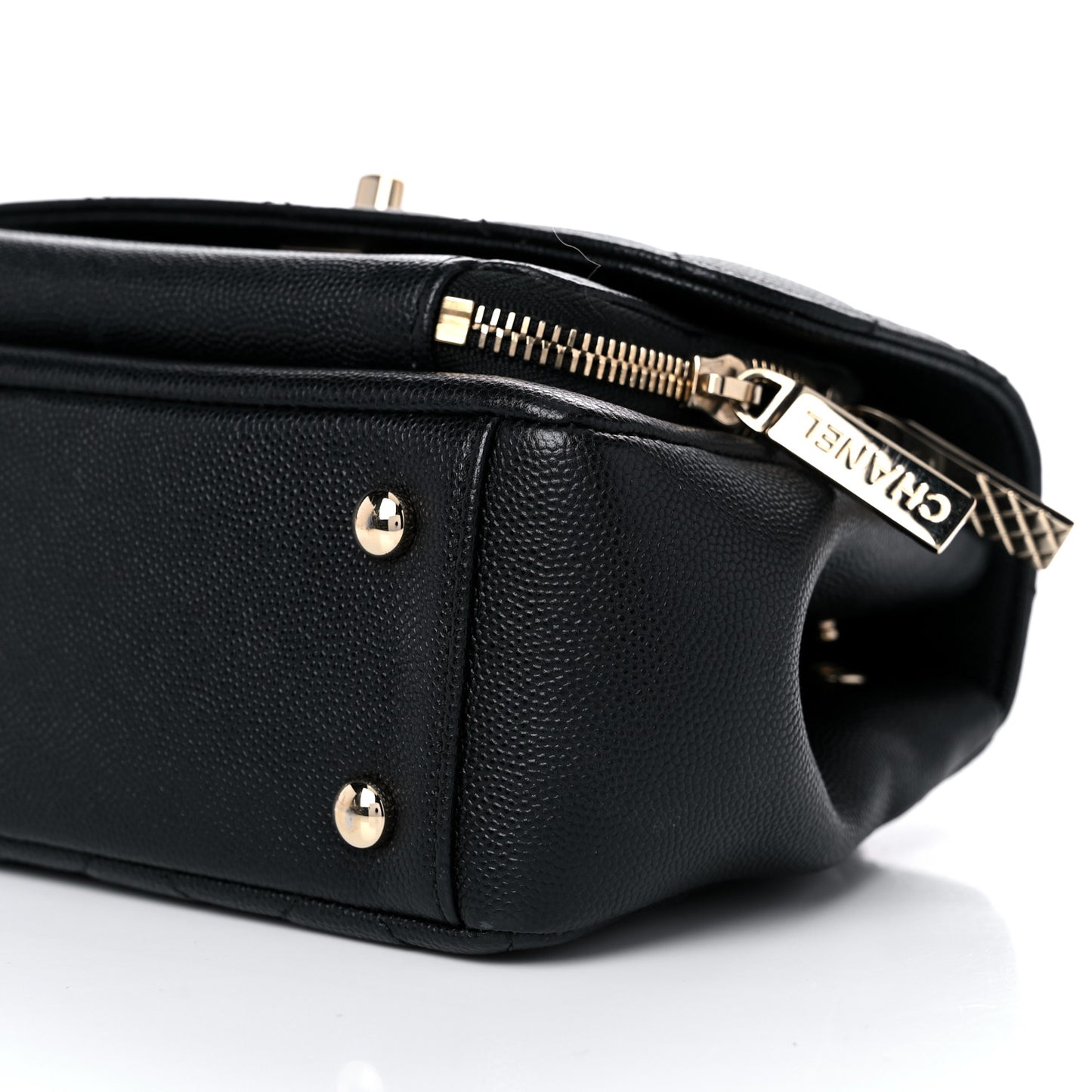 Caviar Quilted Small Business Affinity Flap Black