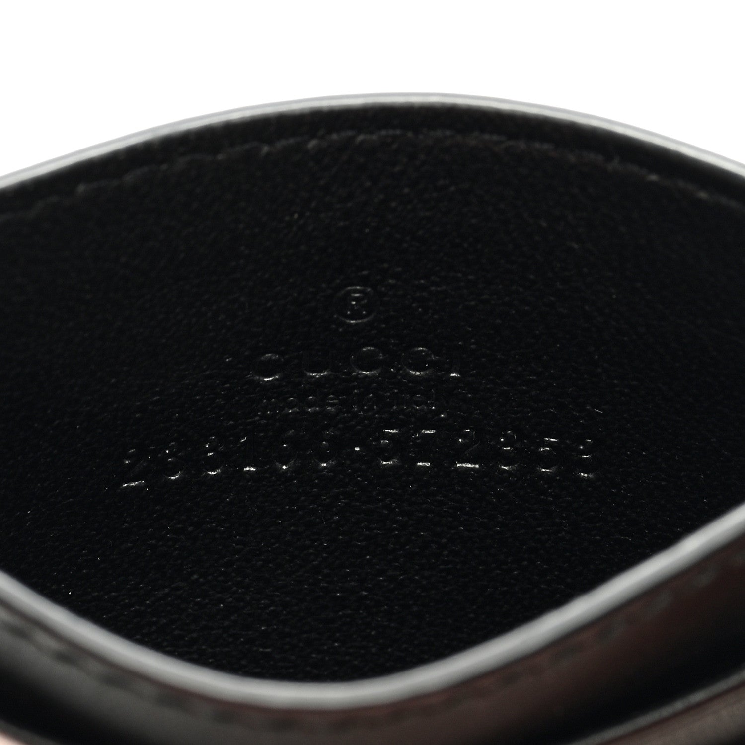 Gucci GG Supreme Monogram Bees Card Holder Black 6 of 6