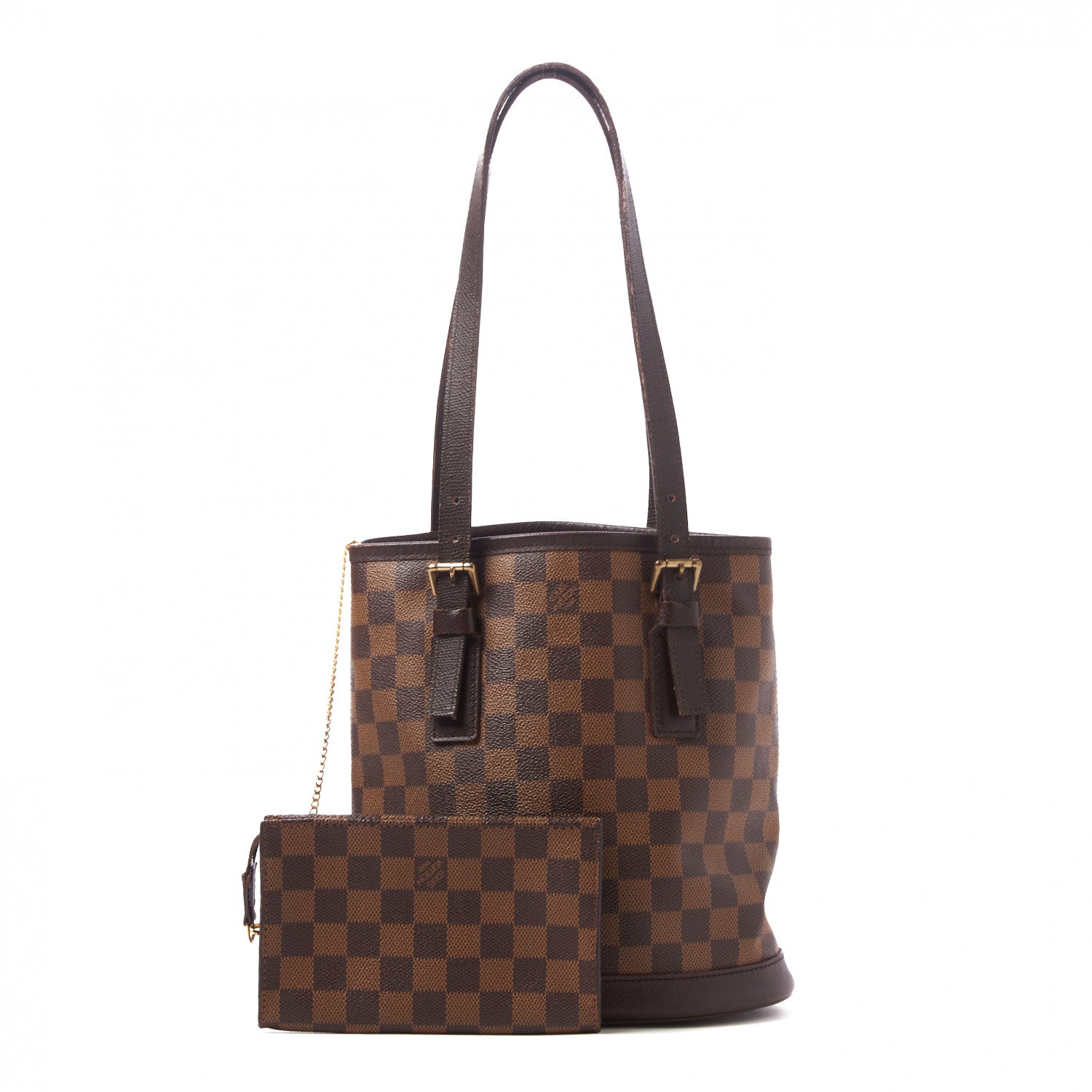 Louis Vuitton Damier Ebene Marais Bucket 23 1 of 8