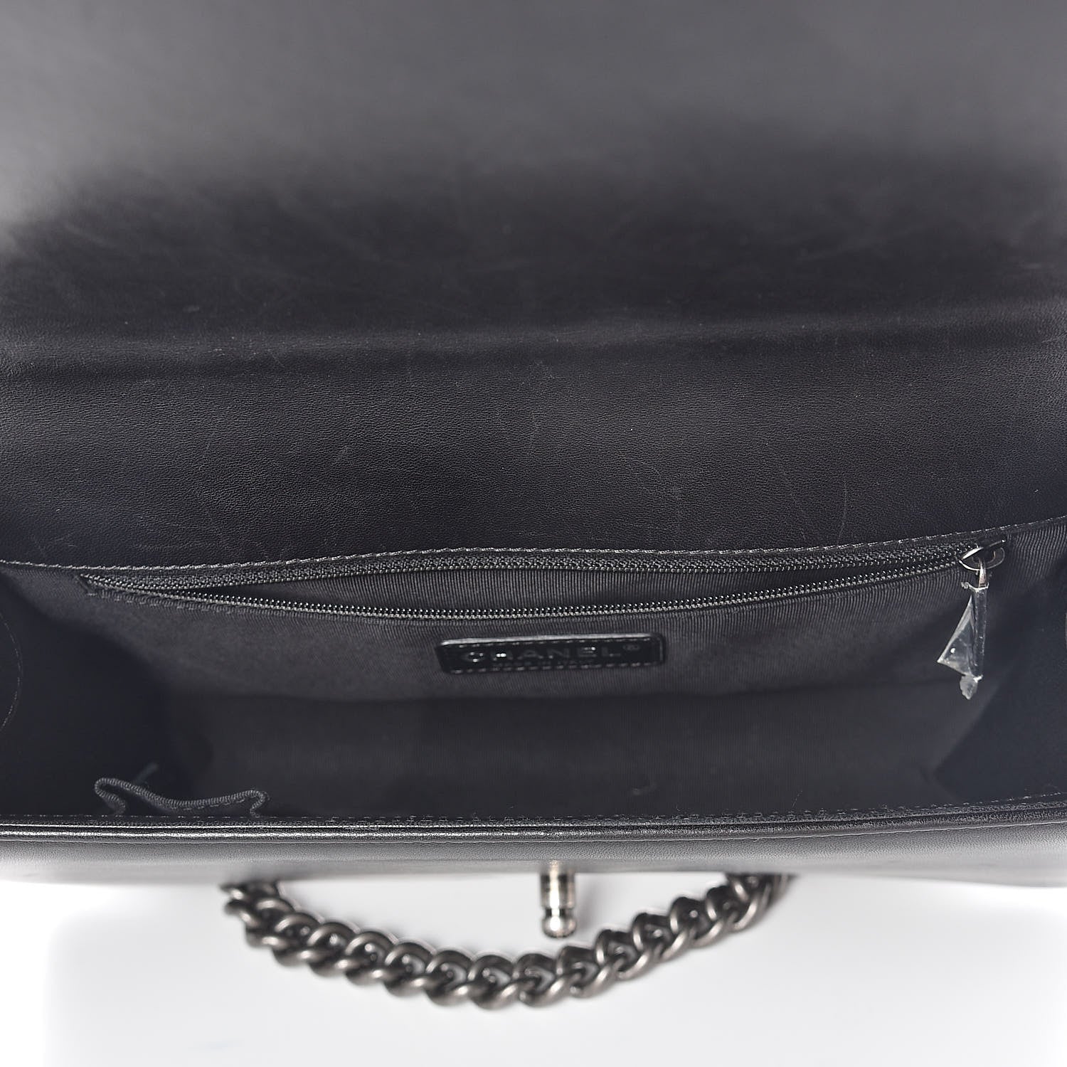 Chanel Lambskin Quilted New Medium Boy Flap Black 5 of 9