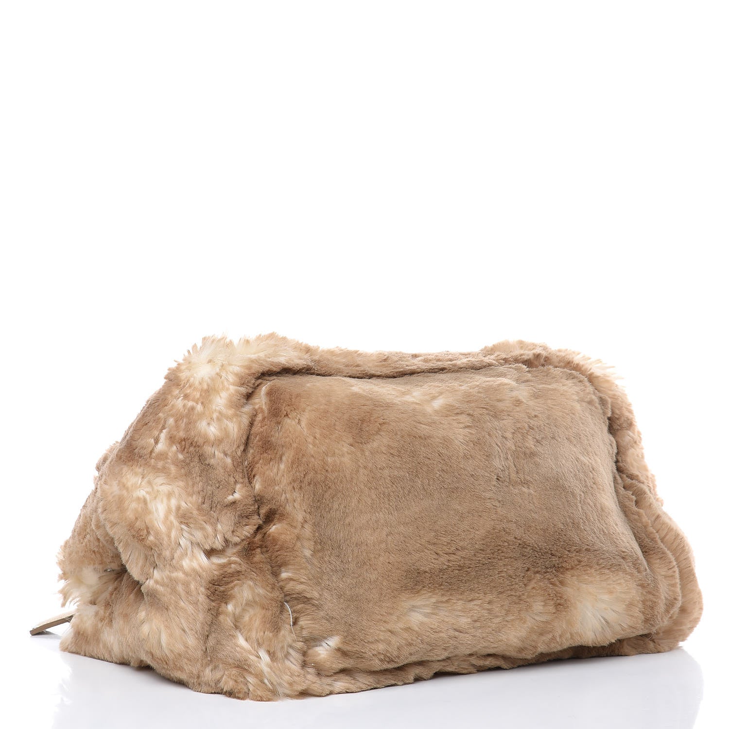 Prada Eco Lapin Faux Fur Open Top Tote Cipria 4 of 8
