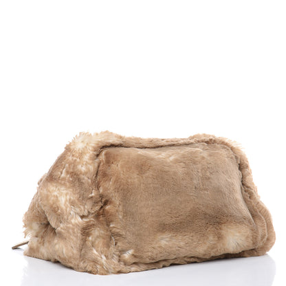 Prada Eco Lapin Faux Fur Open Top Tote Cipria 4 of 8