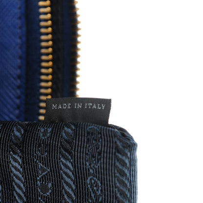 Prada Saffiano Lux Extra Large Galleria Double Zip Tote Bluette 7 of 10