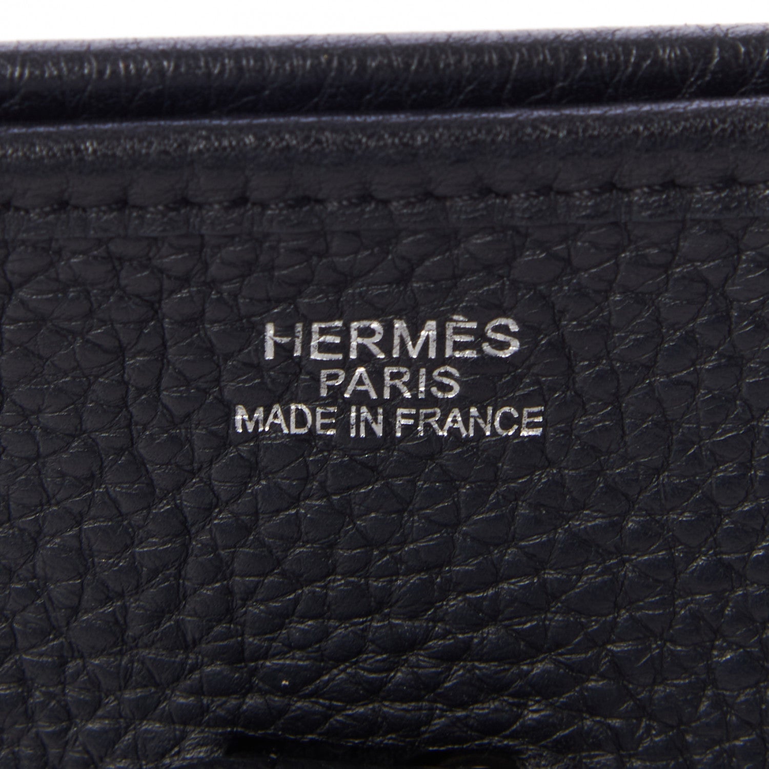 Hermes Taurillon Clemence Evelyne GM Black 9 of 10