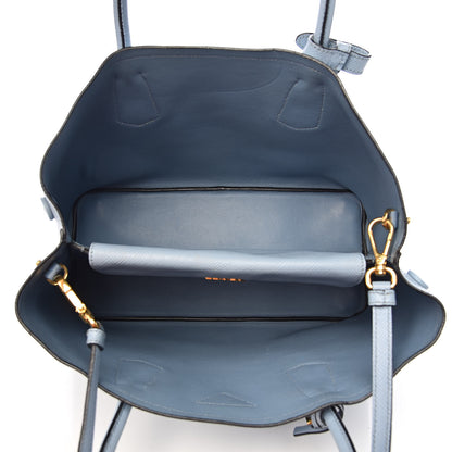 Prada Saffiano Cuir Medium Double Bag Astrale 5 of 10