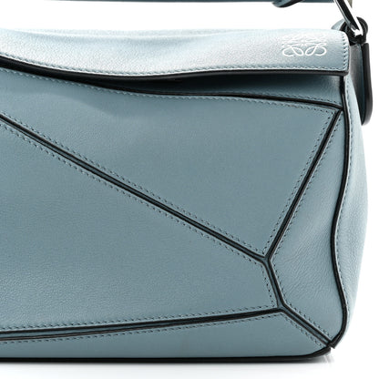 Loewe Calfskin Small Puzzle Bag Stone Blue 11 of 11