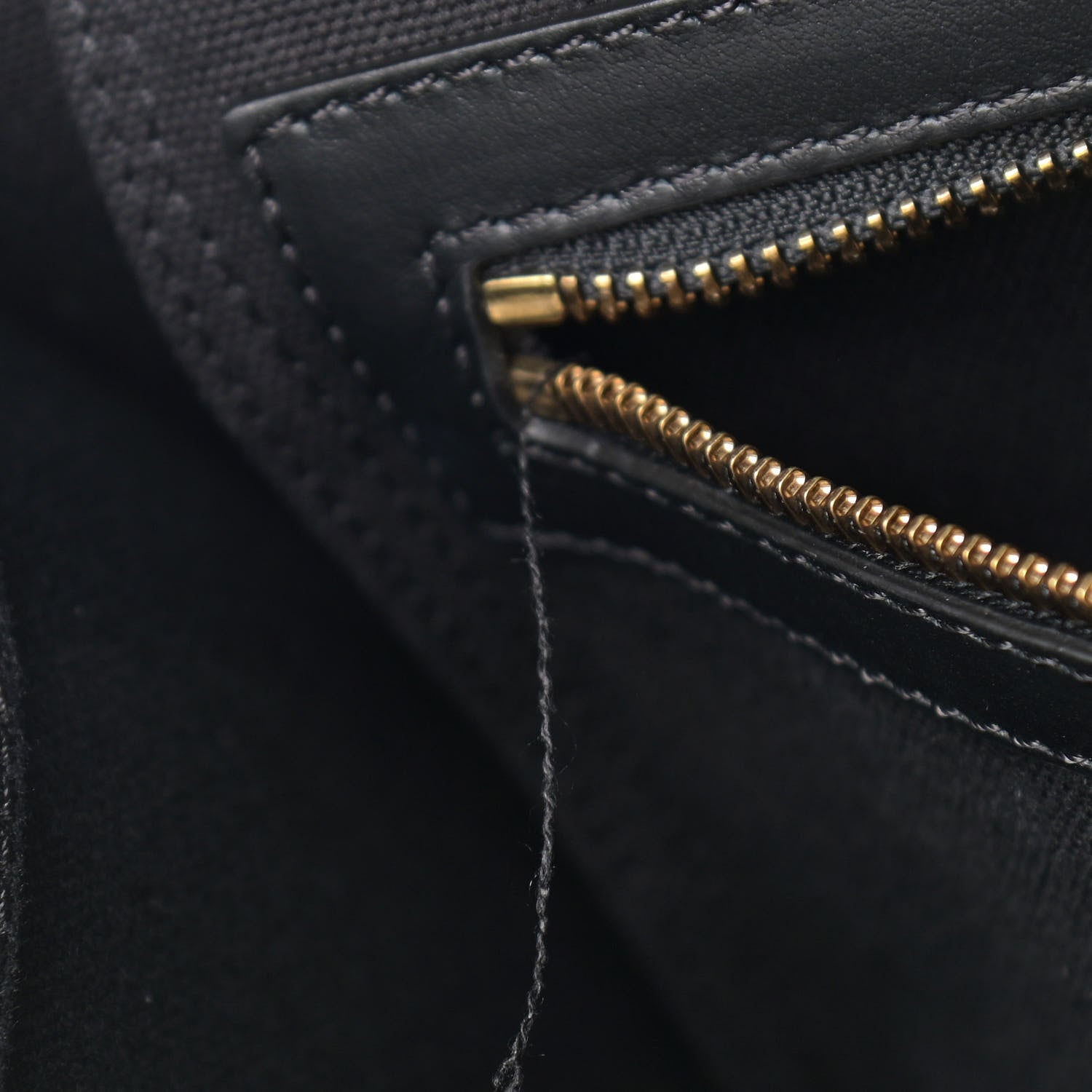 Versace Canvas Suppler Calfskin Cabas GV Signature Tote Black 9 of 9