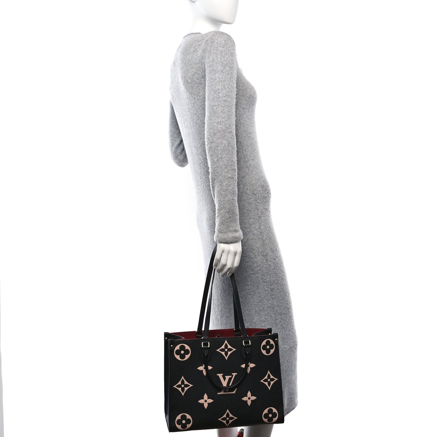 Empreinte Monogram Giant Onthego MM Black Beige